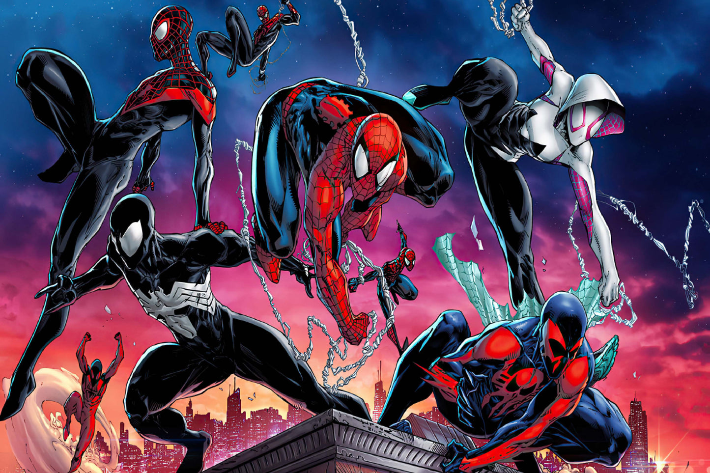 Spider Man Version Comic Book Poster Print Wall Art