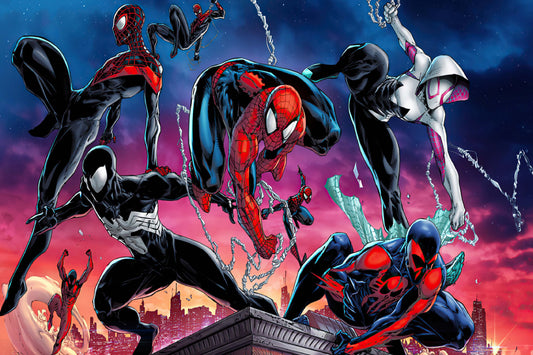 Spider Man Version Comic Book Poster Print Wall Art