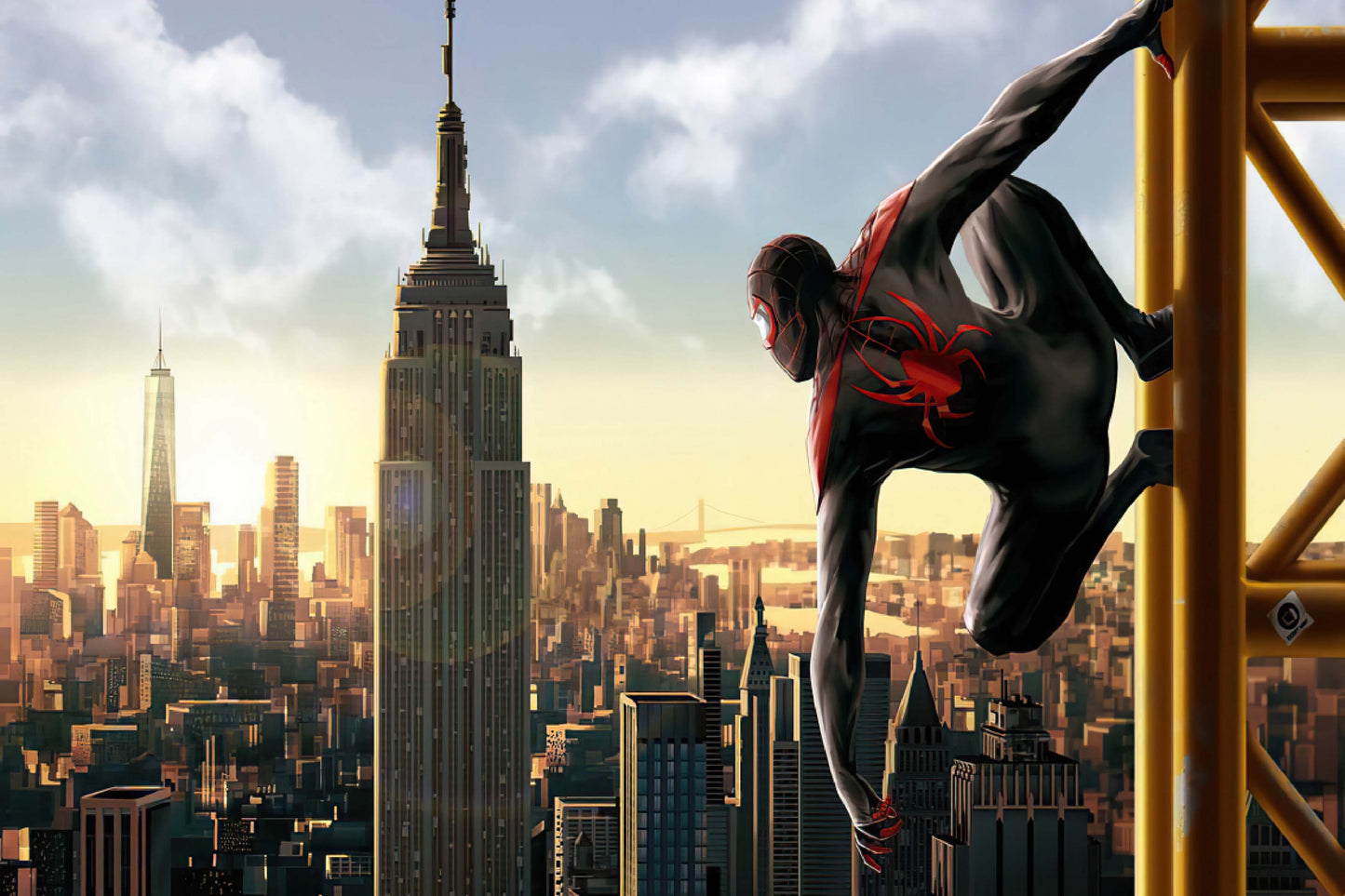 Spider Man Miles Morales Comic Book Keychain