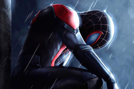 Spider Man Miles Morales Comic Book Poster Print Wall Art