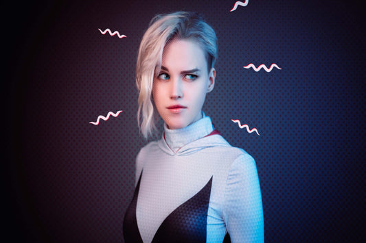 Spider Gwen Spider Sense Cosplay Comic Book Poster Print Wall Art