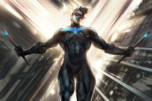 Nightwing Dc Superhero Comic Book Poster Print Wall Art