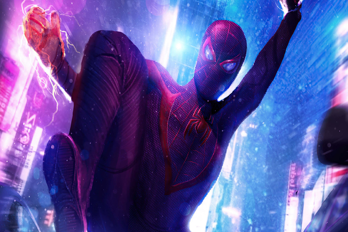 Miles Morales Spider Man Comic Book Poster Print Wall Art