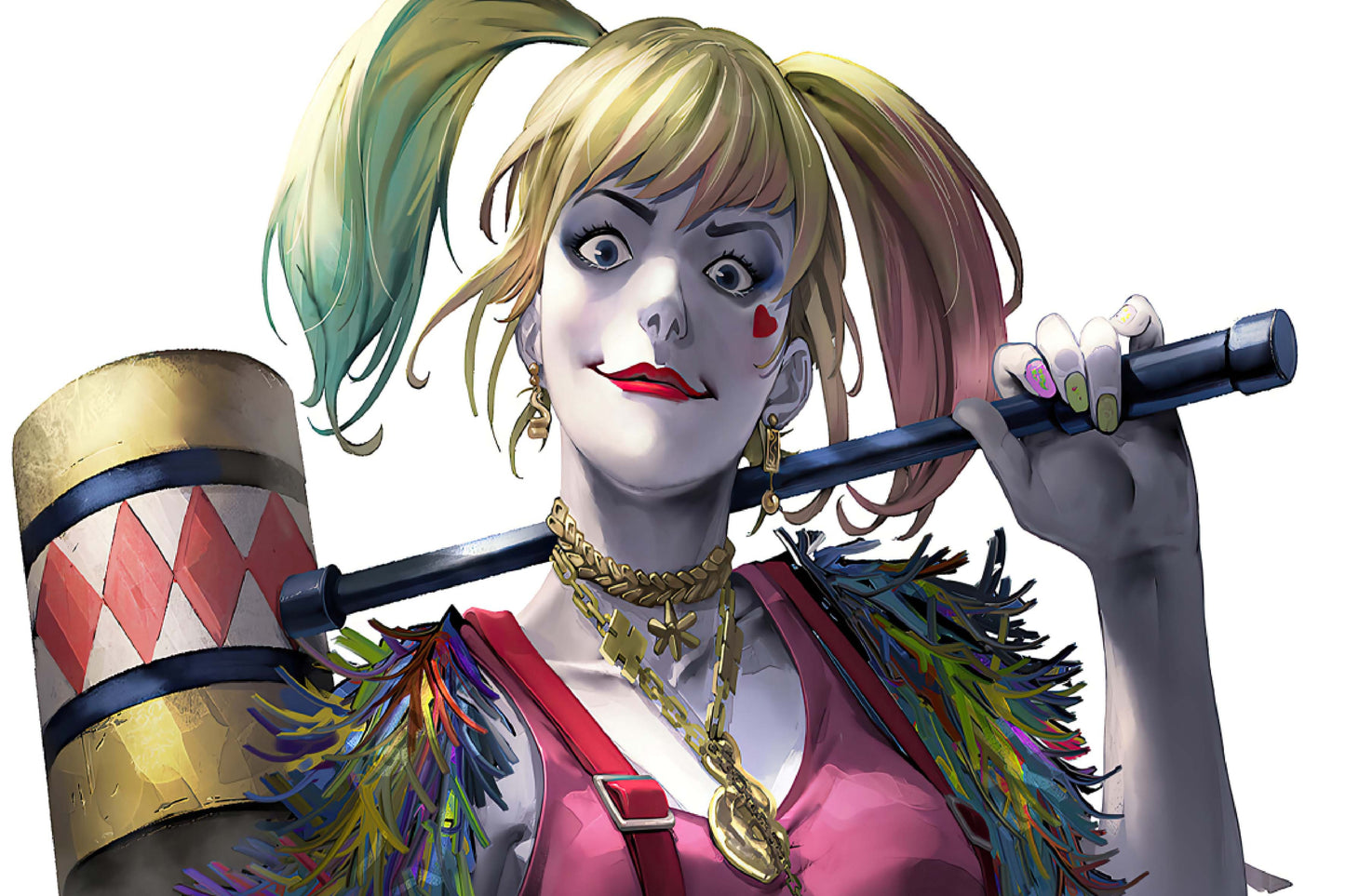 Harley Quinn Hammer Comic Book Poster Print Wall Art