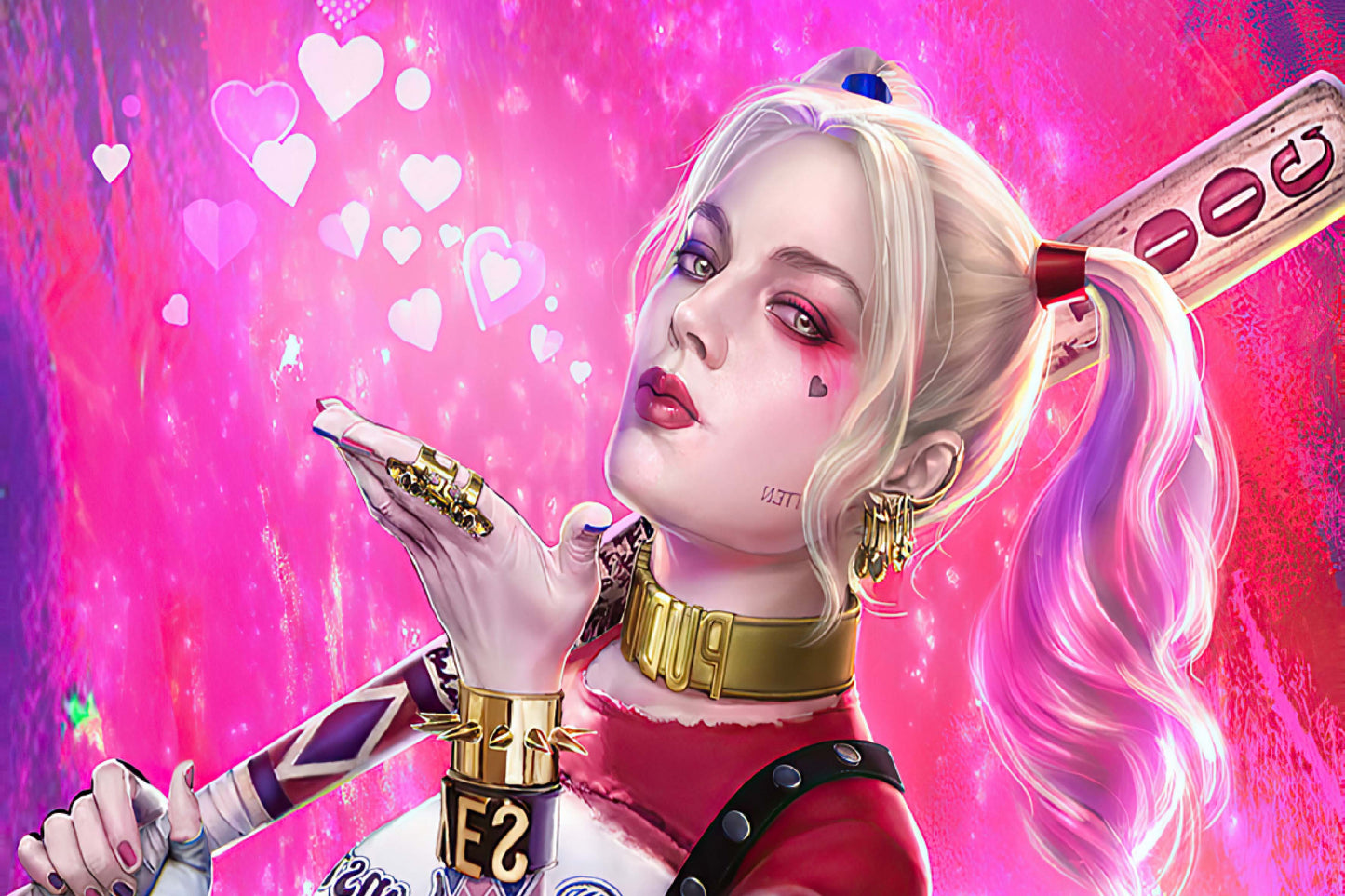 Harley Quinn Dc Comics Art Comic Book Poster Print Wall Art