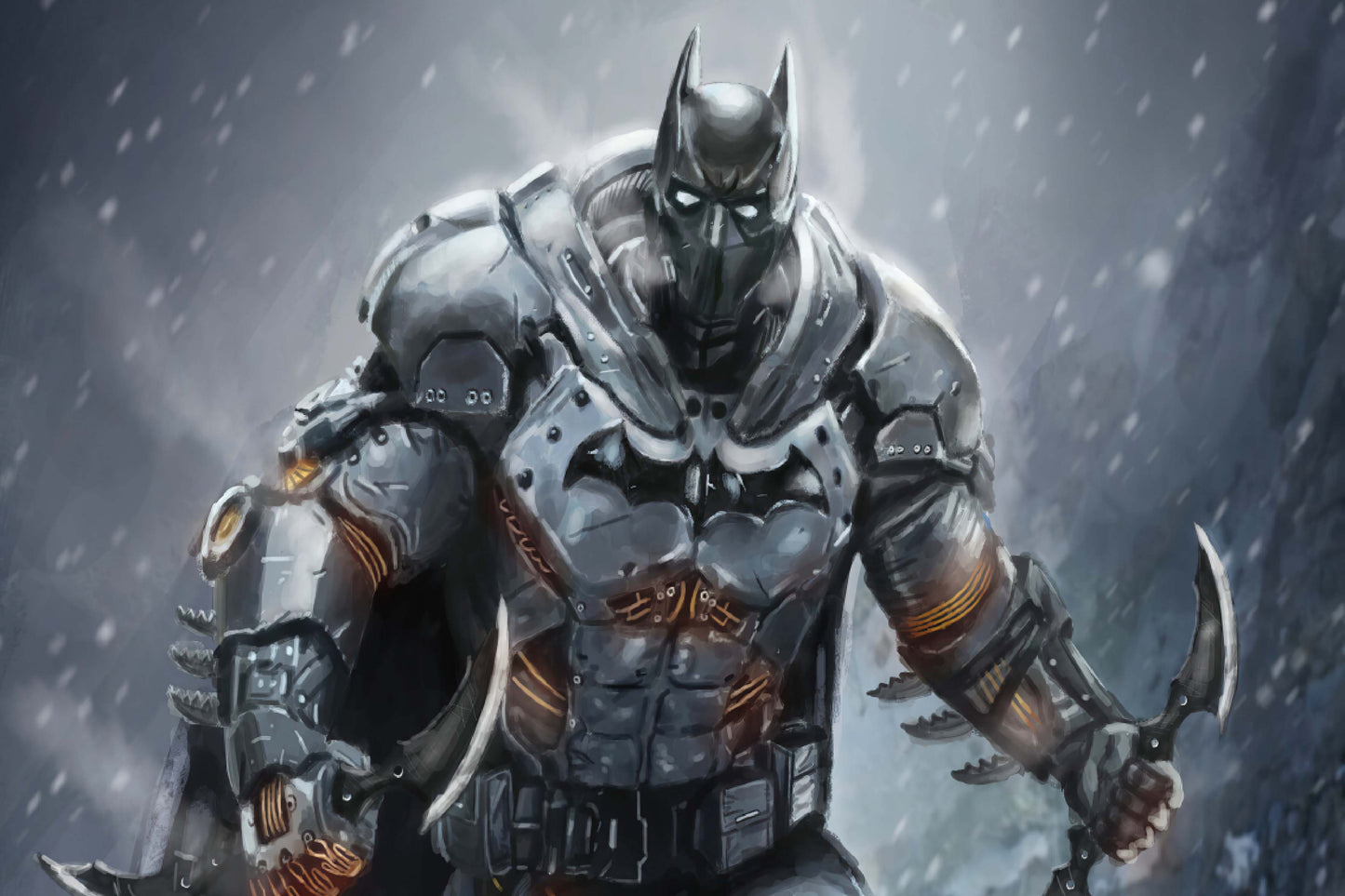 Batman Xe Suit Comic Book Poster Print Wall Art