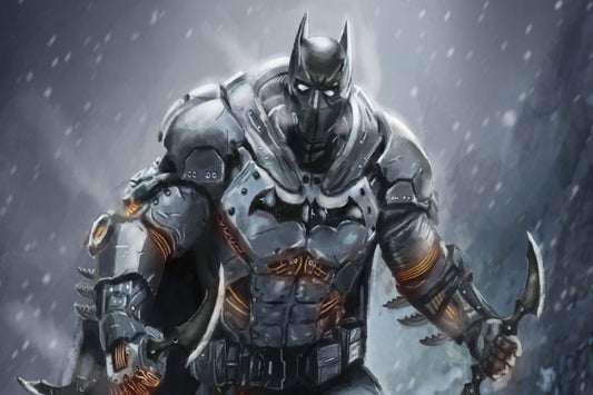Batman Xe Suit Comic Book Poster Print Wall Art