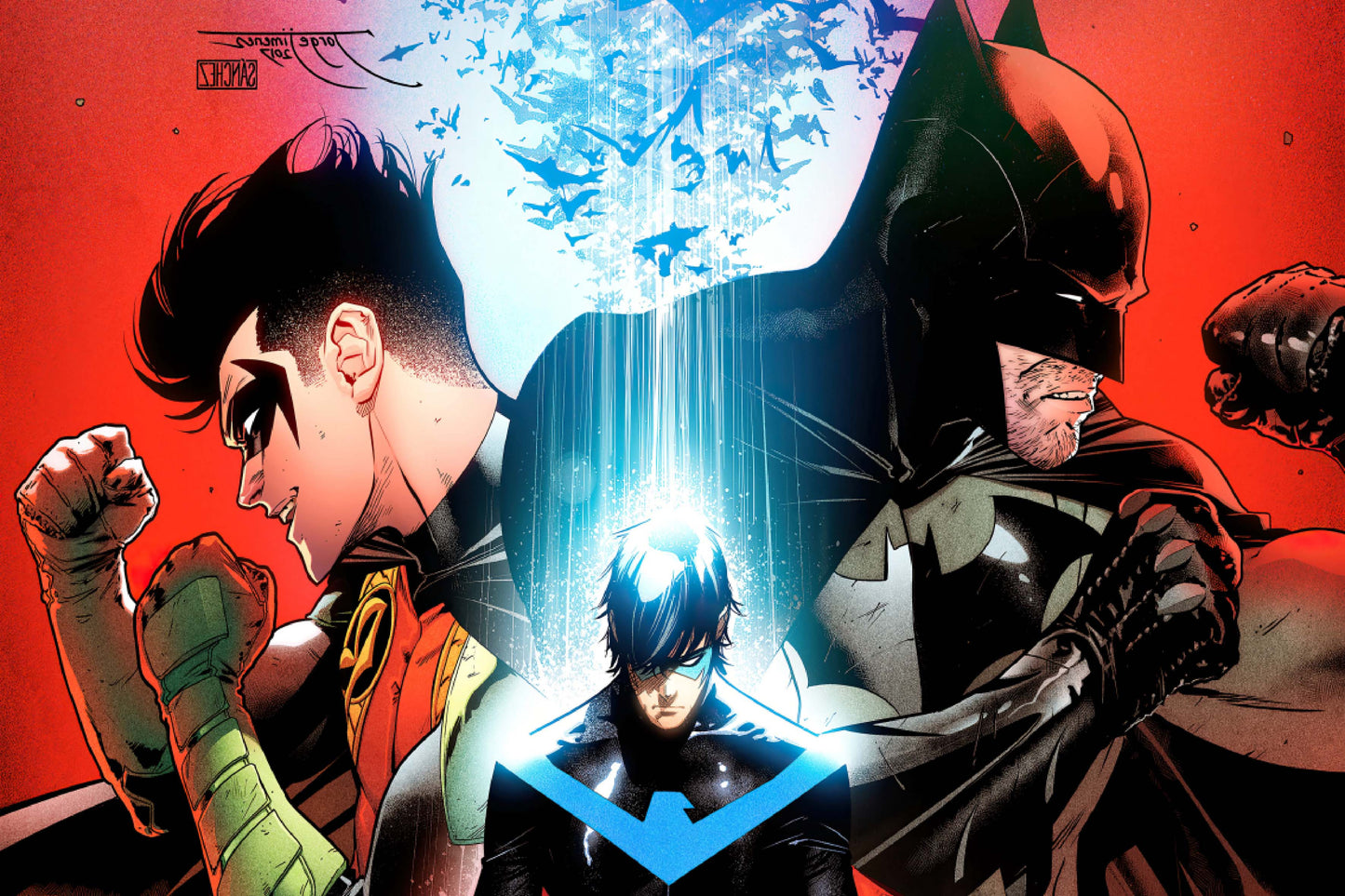 Batman Robin Nightwing Dc Comics Comic Book Poster Print Wall Art