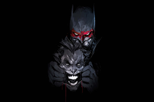 Batman Joker Art Comic Book Poster Print Wall Art