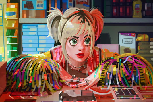 Harley Quinn Birds Of Prey Movie Art Comic Book Poster Print Wall Art