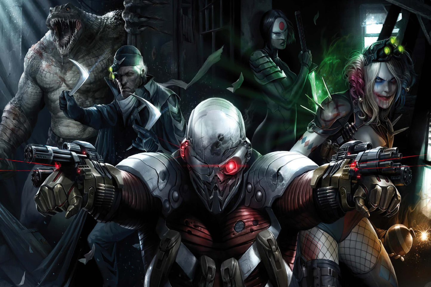 Suicide Squad Dc Anti Hero Comic Book Poster Print Wall Art