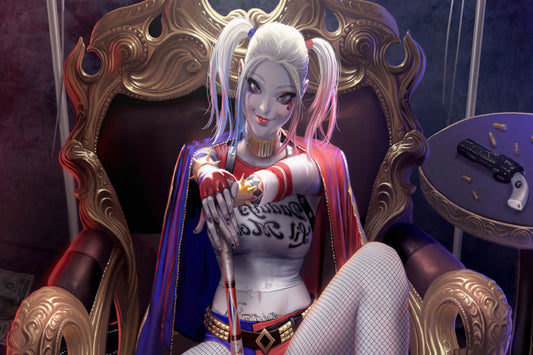 Harley Quinn Dc Anti Hero Comic Book Poster Print Wall Art