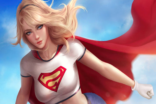 Supergirl Dc Comic Book Poster Print Wall Art