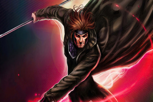 Gambit Cards Marvel Comics Comic Book Poster Print Wall Art