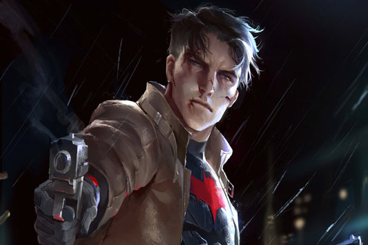 Red Hood Jason Todd Unmask Dc Comics Comic Book Poster Print Wall Art