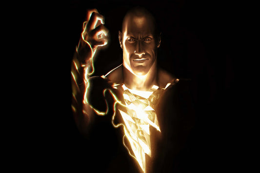 Black Adam Dwayne Johnson Dc Comics Comic Book Poster Print Wall Art