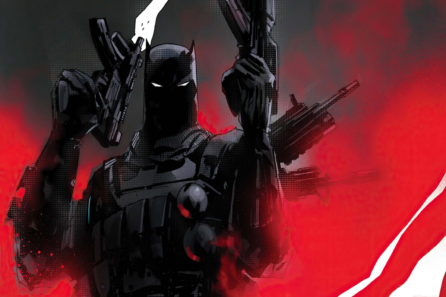 Batman With Guns The Grim Knight Comic Book Jigsaw Puzzle