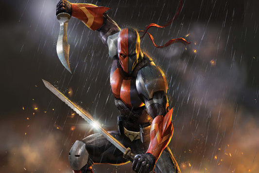 Deathstroke Swords Comic Book Poster Print Wall Art