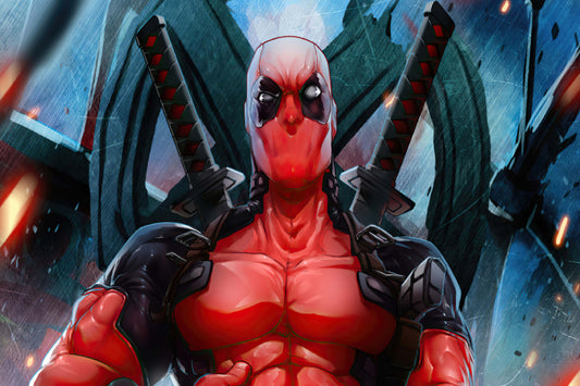 Deadpool Marvel Comics Comic Book Poster Print Wall Art