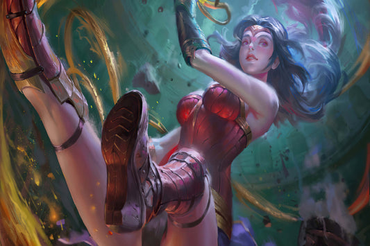 Wonder Woman Dc Superhero Comic Book Poster Print Wall Art