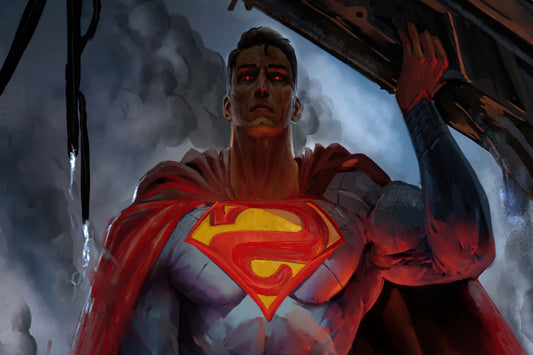 Superman Red Eyes Comic Book Magnet