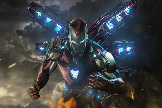 Iron Man Suit Comic Book Poster Print Wall Art