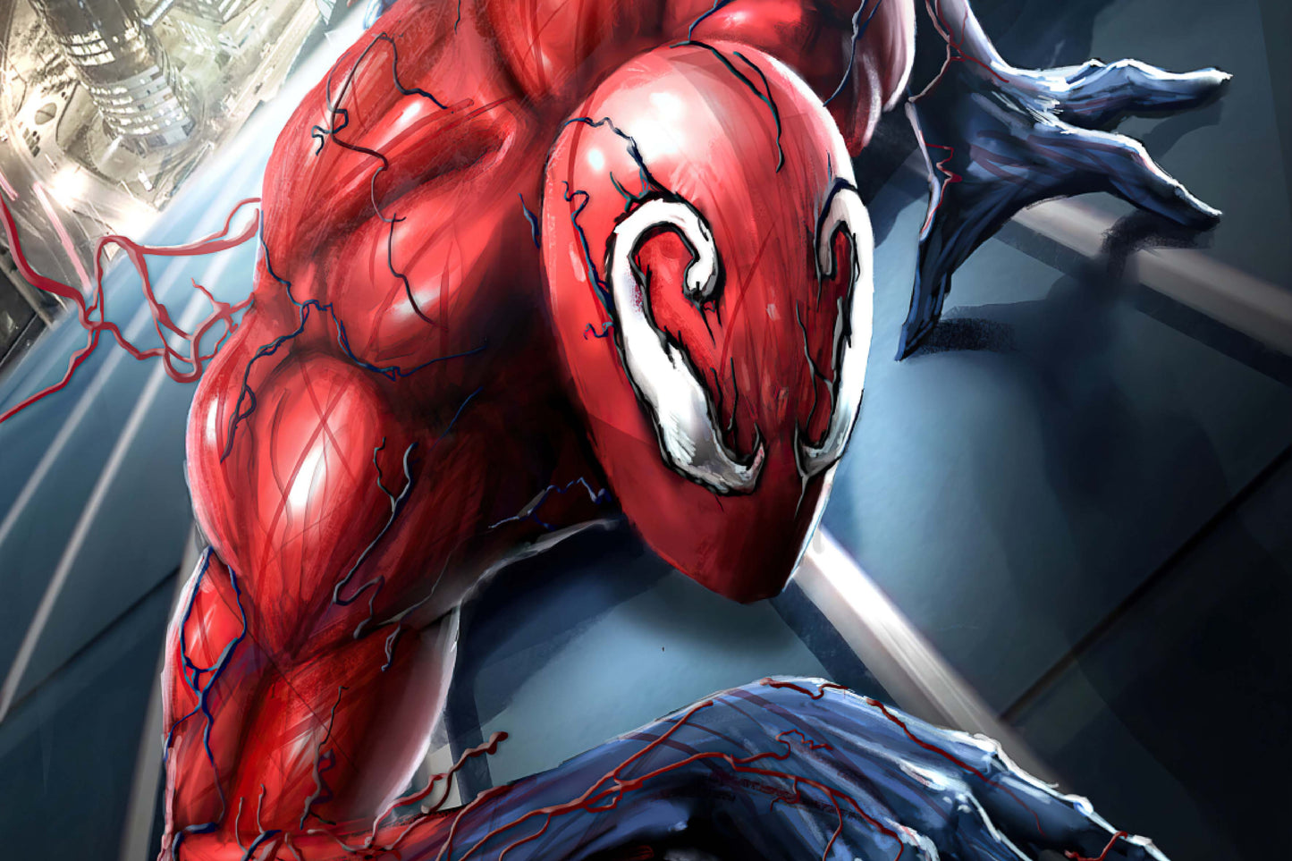 Spider Man Toxin Symbiote Suit Costume Comic Book Jigsaw Puzzle