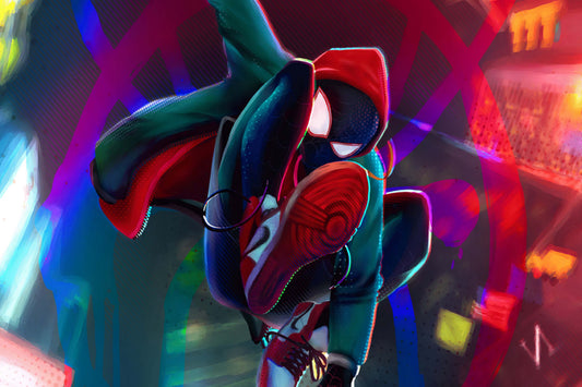 Miles Morales Spider Man Art Comic Book Jigsaw Puzzle