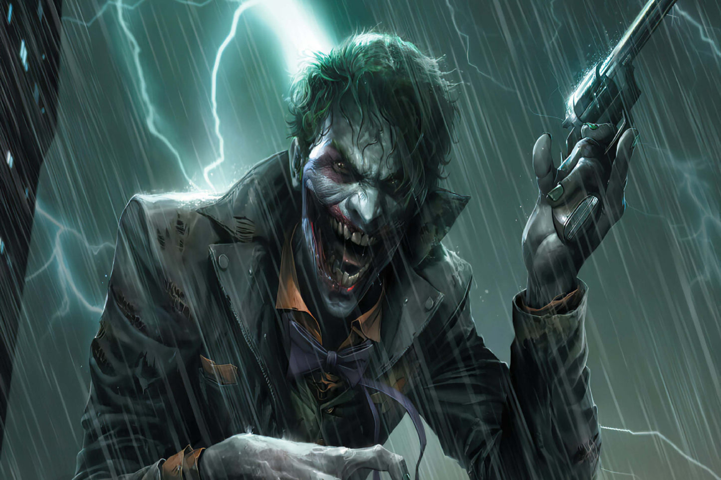 Joker Evil Laugh Comic Book Poster Print Wall Art