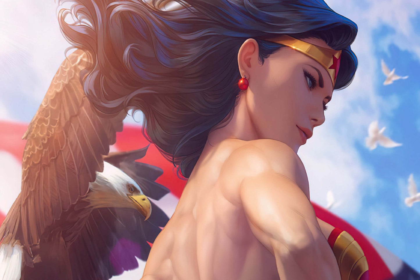 Wonder Woman Dc Superhero Comic Book Poster Print Wall Art