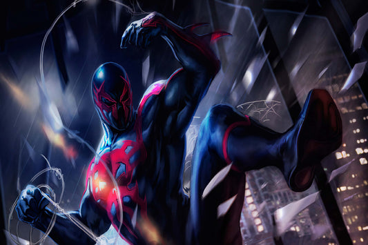 Spider Man 2099 Superhero Comic Book Jigsaw Puzzle