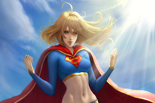 Supergirl Dc Superhero Comic Book Poster Print Wall Art