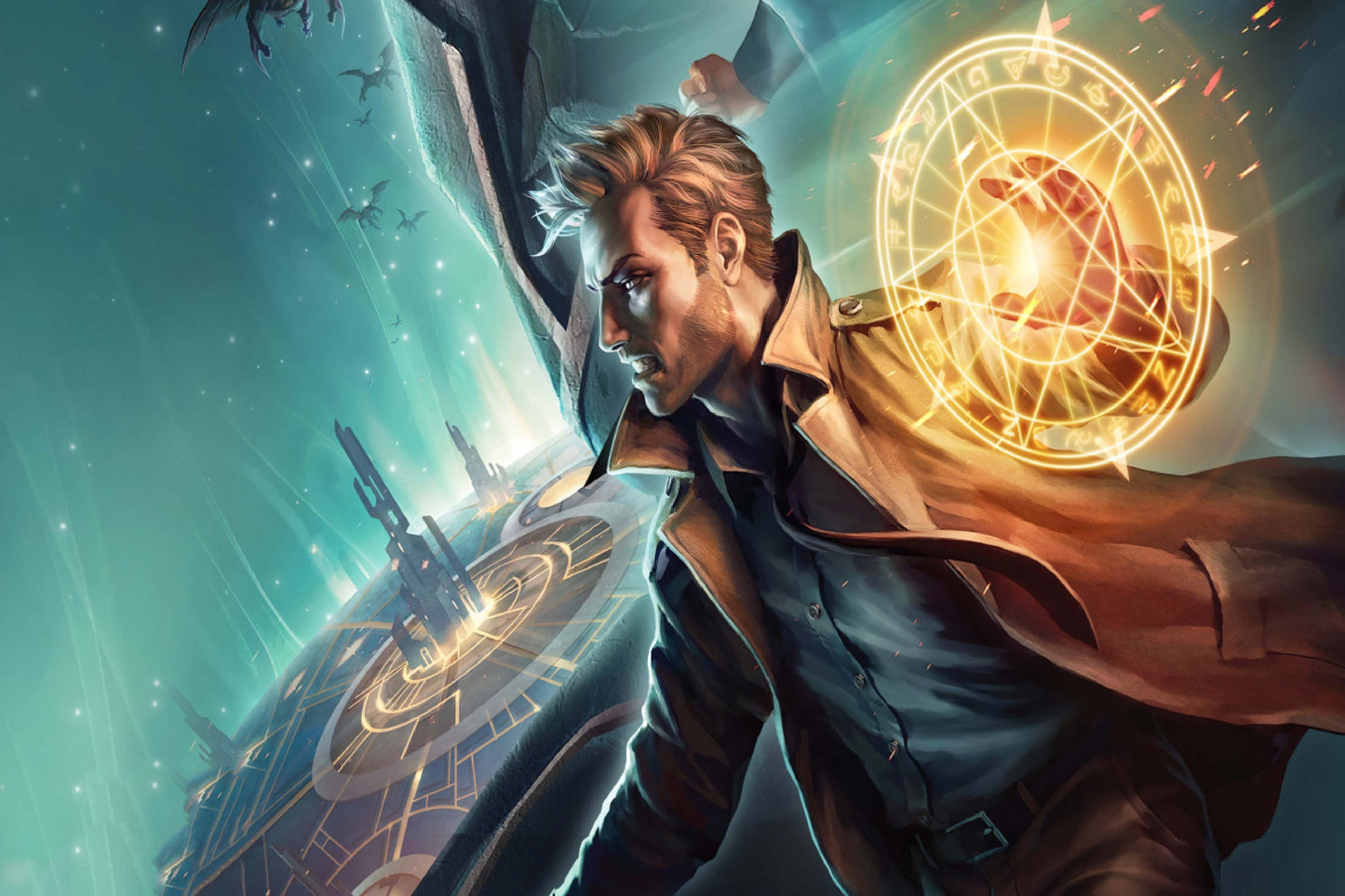 John Constantine Dc Comic Book Poster Print Wall Art