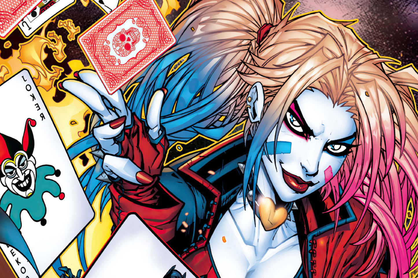 Harley Quinn Cards Dc Comics Comic Book Poster Print Wall Art