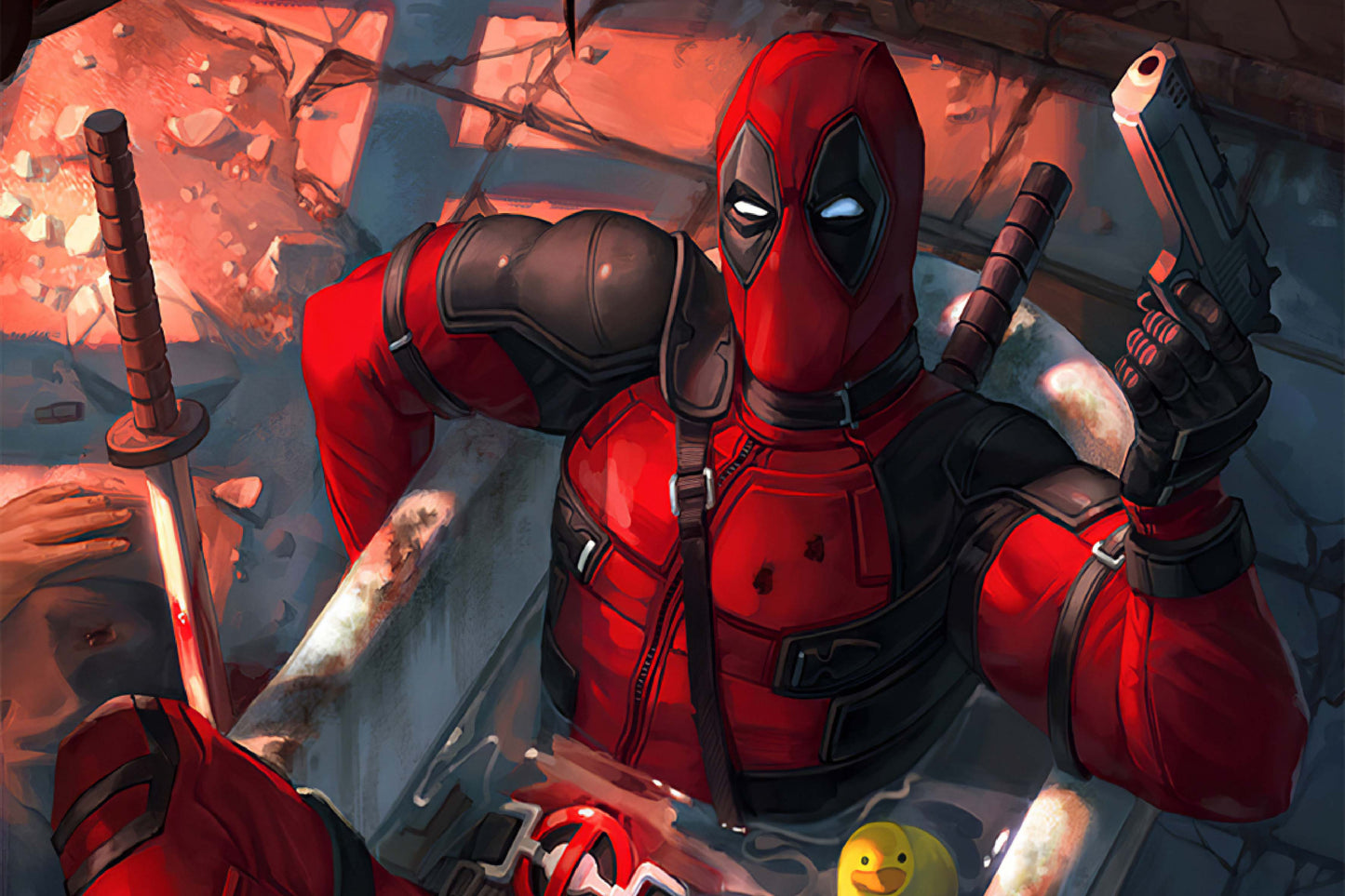Deadpool Marvel Anti Hero Comic Book Poster Print Wall Art