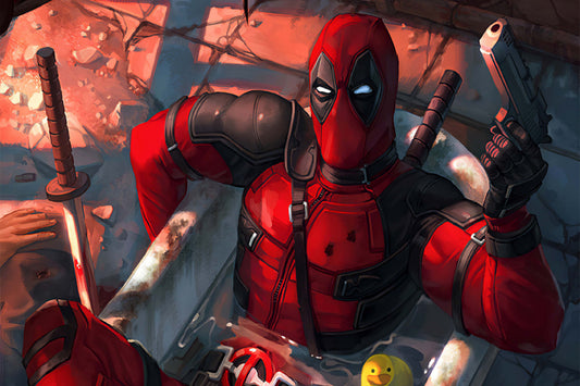 Deadpool Marvel Anti Hero Comic Book Poster Print Wall Art