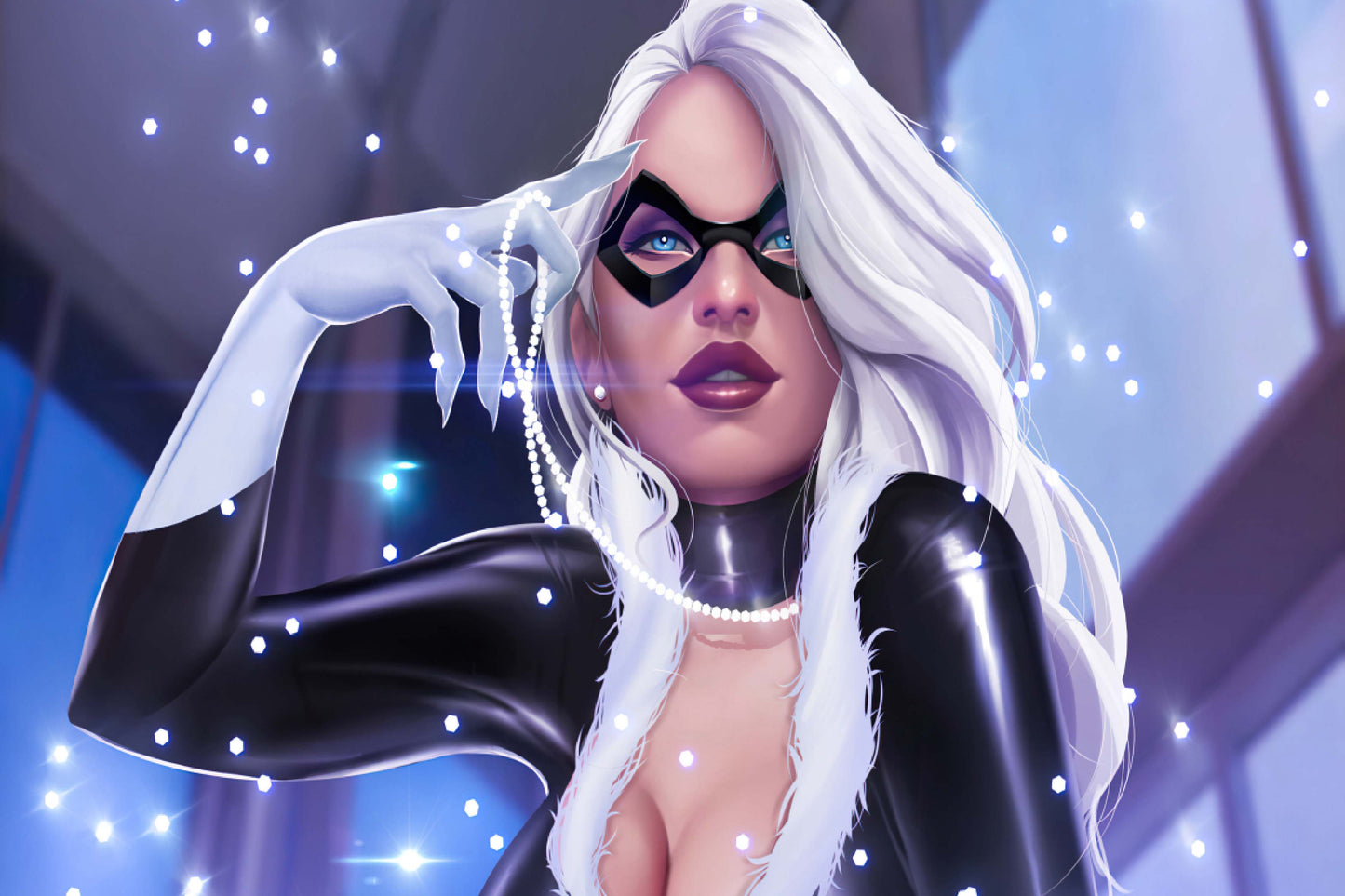 Black Cat Marvel Comics Girl Comic Book Poster Print Wall Art