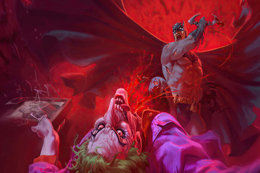 Batman Vs. Joker Dc Comic Book Poster Print Wall Art