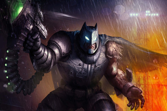 Batman Armored Batsuit Comic Book Poster Print Wall Art