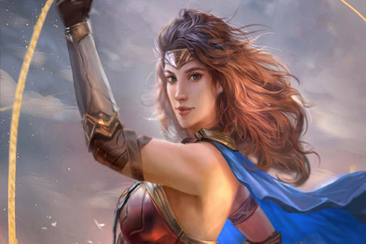 Wonder Woman Dc Girl Comic Book Poster Print Wall Art