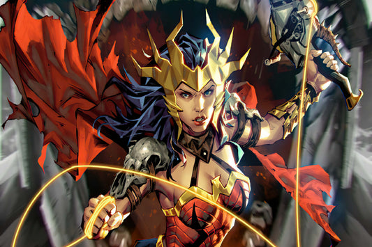 Wonder Woman Dark Nights Metal Comic Book Poster Print Wall Art