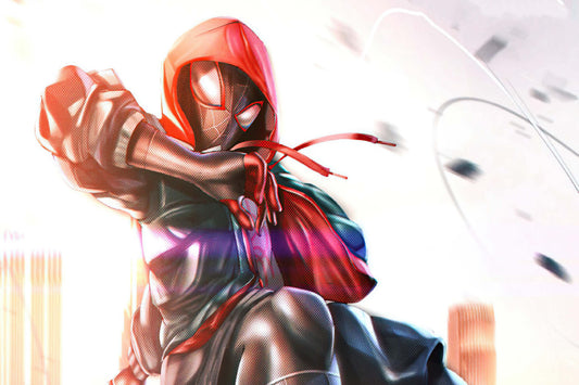 Spider Man Miles Morales Comic Book Poster Print Wall Art