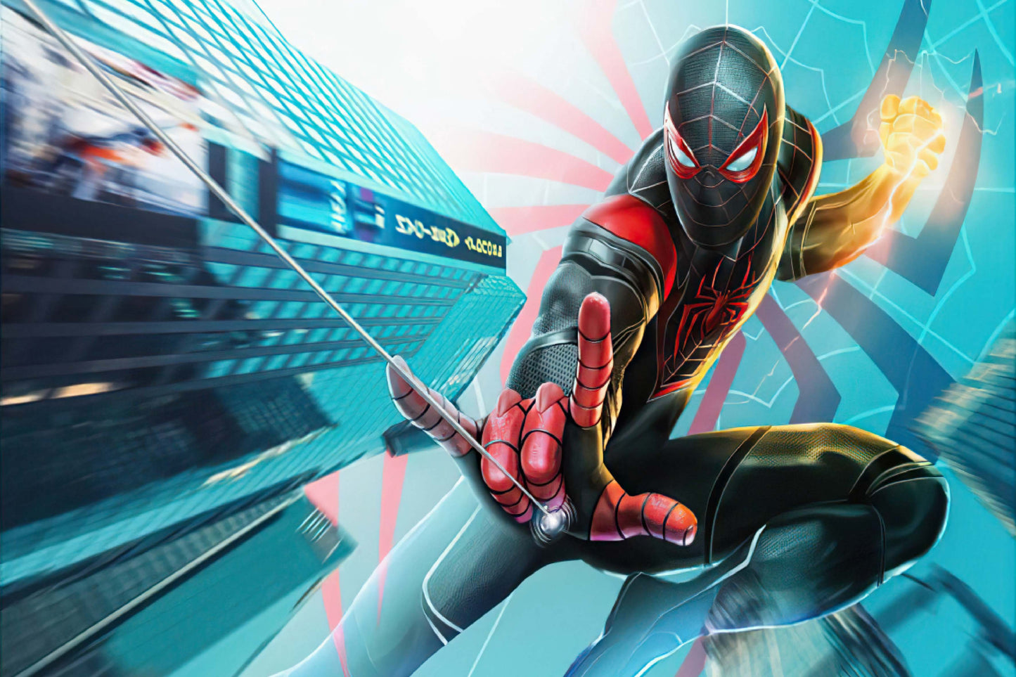 Spider Man Miles Morales Comic Book Poster Print Wall Art