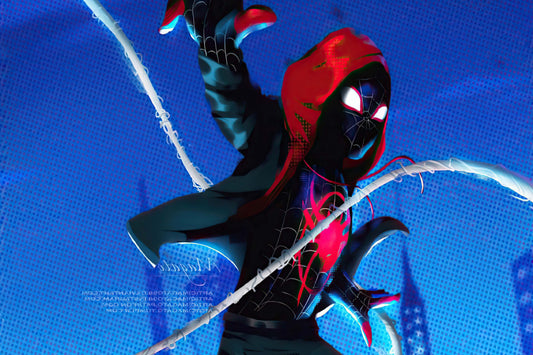 Spider Man Miles Morales Superhero Comic Book Poster Print Wall Art