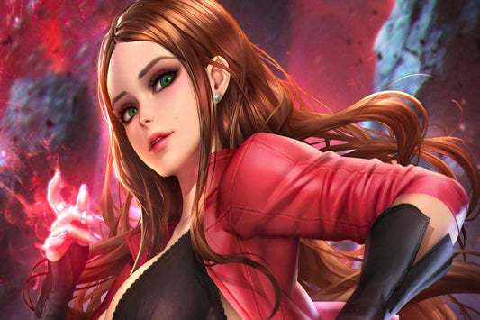 Scarlet Witch Wanda Maximoff Comic Book Poster Print Wall Art