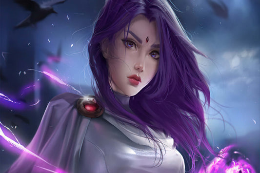 Raven Dc Comics Comic Book Poster Print Wall Art