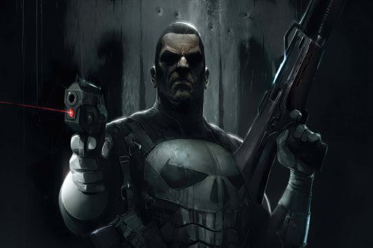 Punisher Guns Marvel Anti Hero Comic Book Poster Print Wall Art