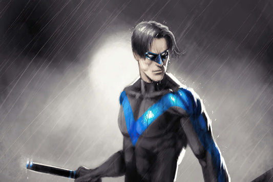 Nightwing Dc Comics Comic Book Poster Print Wall Art