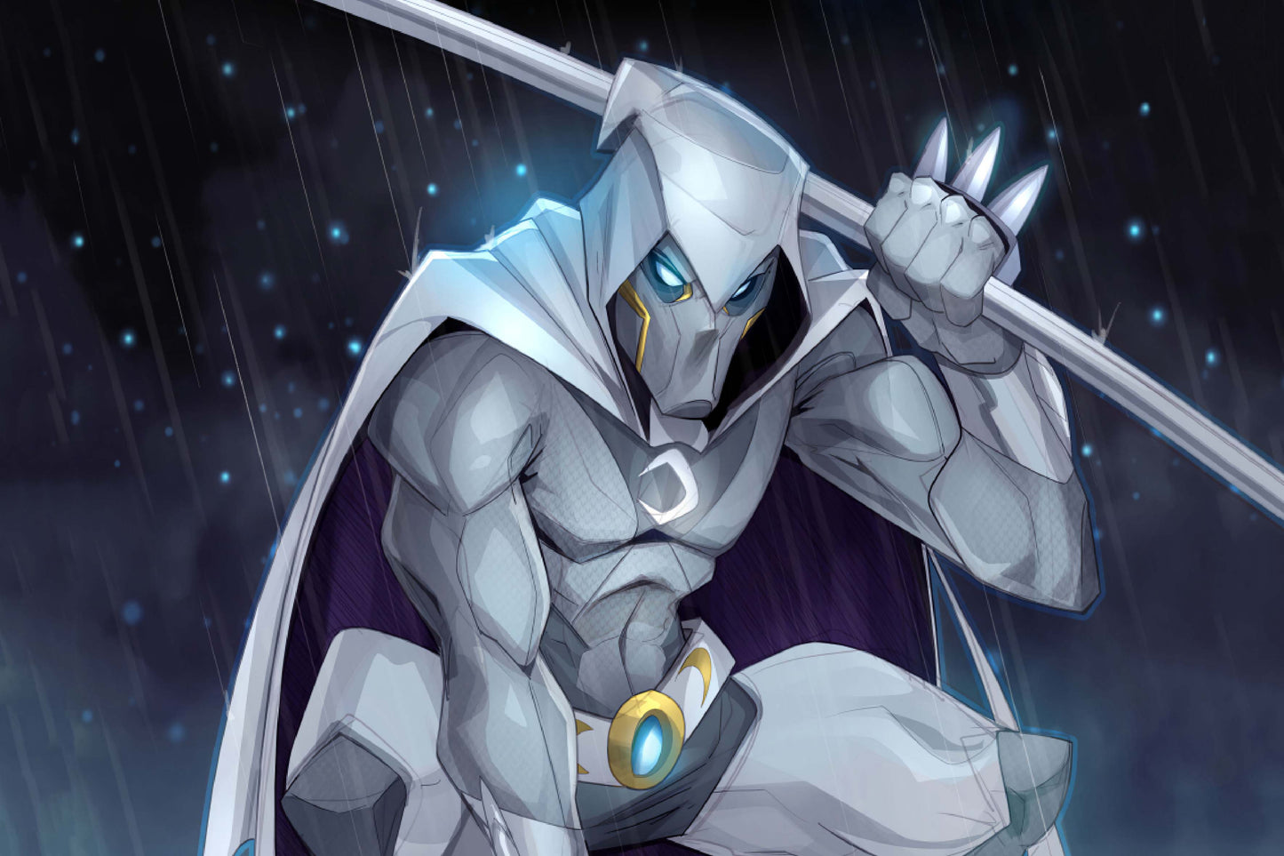 Moon Knight Marvel Comics Art Comic Book Poster Print Wall Art