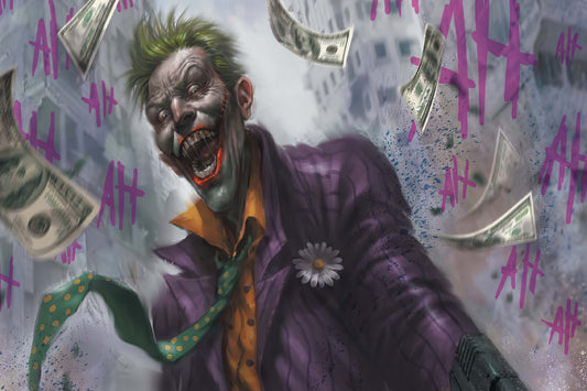 Joker Laughing Dc Supervillain Comic Book Poster Print Wall Art